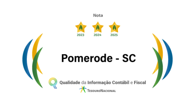 Município de Pomerode conquista Nota "A" no Ranking Nacional da Qualidade da Informação Contábil